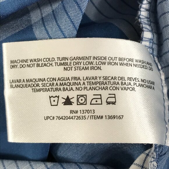 Orvis Short Sleeve Button Up Shirt Men's Large Plaid Casual Travel Outdoor - Picture 11 of 11